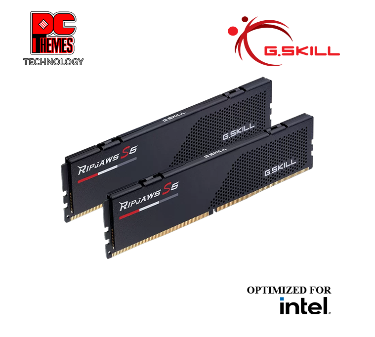 G.SKILL RipJaws S5 5600MHz 32GB Kit CL36 Desktop Memory Black - [Intel]